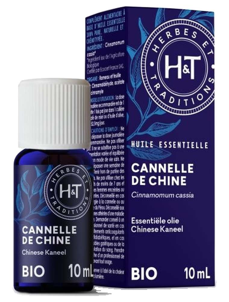 Image principale de la modale pour Cannelle de Chine Bio - Huile essentielle Cinnamomum cassia 10 ml - Herbes et Traditions