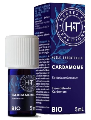 Image de Cardamome Bio - Huile essentielle Elettaria Cardamomum 5 ml - Herbes et Traditions depuis louis-herboristerie