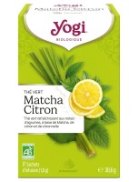 Image de Thé vert Matcha Citron - Rafraîchissante, suave et revigorante 17 sachets - Yogi Tea depuis Solutions Naturelles pour votre Santé (115)