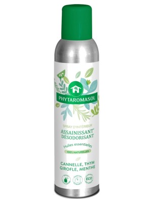 Image de Phytaromasol Cannelle, Thym, Girofle et Menthe - Spray assainissant 250 ml - Dietaroma depuis Commandez les produits Dietaroma à l'herboristerie Louis
