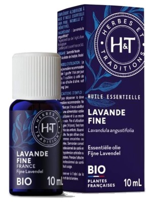 Image de Lavande fine Bio - Huile essentielle de Lavandula angustifolia 10 ml - Herbes et Traditions depuis Commandez les produits Herbes et Traditions à l'herboristerie Louis