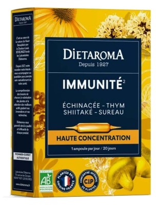 Image de C.I.P. Immunité Bio - Défenses naturelles 20 ampoules - Dietaroma depuis Commandez les produits Dietaroma à l'herboristerie Louis