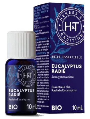 Image de Eucalyptus radié Bio - Huile essentielle d'Eucalyptus radiata 10 ml - Herbes et Traditions depuis Commandez les produits Herbes et Traditions à l'herboristerie Louis