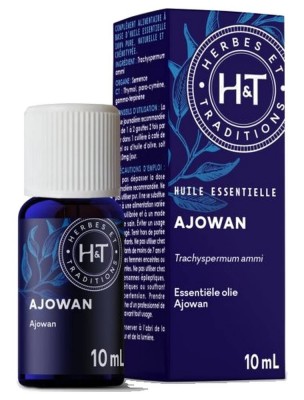 Image de Ajowan - Huile essentielle de Trachyspermum ammi 10 ml - Herbes et Traditions depuis Commandez les produits Herbes et Traditions à l'herboristerie Louis