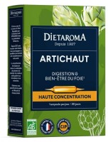 Image de C.I.P. Artichaut Bio - Confort Hépatique 20 ampoules - Dietaroma depuis Solutions naturelles contre ballonnements | Louis Herboristerie