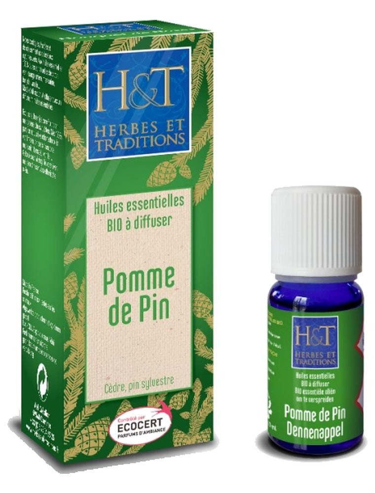 Image principale de la modale pour Pomme de pin Bio - Synergie à diffuser 10 ml - Herbes et Traditions
