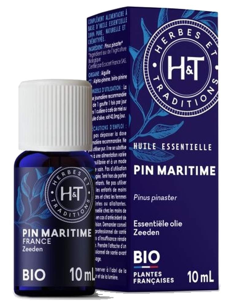 Image principale de la modale pour Pin Maritime Bio - Huile essentielle de Pinus pinaster 10 ml - Herbes et Traditions