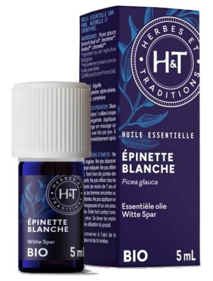 Image de Epinette Blanche Bio - Huile essentielle de Picea glauca 5 ml - Herbes et Traditions depuis Commandez les produits Herbes et Traditions à l'herboristerie Louis