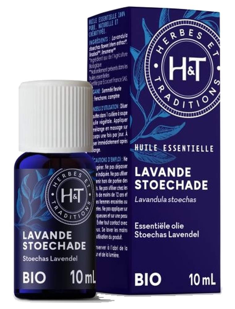 Image principale de la modale pour Lavande Stoechade (Lavande Papillon) Bio - Huile essentielle de Lavandula stoechas 10 ml - Herbes et Traditions