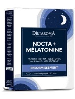 Image de Nocta Plus Mélatonine - Sommeil 40 comprimés - Dietaroma depuis Solutions Naturelles pour le Stress (14)