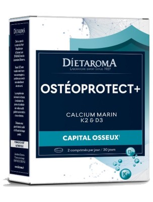 Image de OstéoProtect Plus - Ossature 60 comprimés - Dietaroma depuis Commandez les produits Dietaroma à l'herboristerie Louis