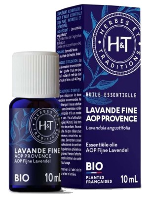 Image de Lavande fine AOP Provence Bio - Huile essentielle de Lavandula angustifolia 10 ml - Herbes et Traditions depuis louis-herboristerie