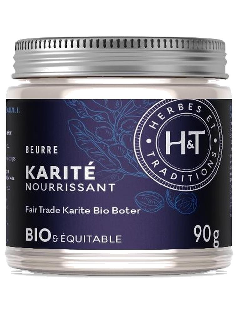 Image principale de la modale pour Beurre de Karité (Amande) Bio - Huile végétale de Butyrospermum parkii 90g - Herbes et Traditions