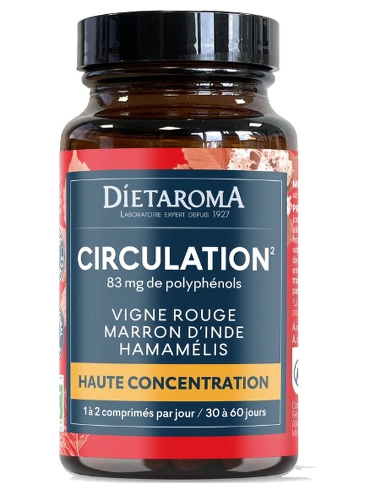 Image principale de la modale pour Circulation Bio - Jambes Lourdes 60 comprimés - Dietaroma