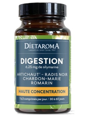 Image de Digestion Bio - Confort Digestif 60 comprimés - Dietaroma depuis Commandez les produits Dietaroma à l'herboristerie Louis
