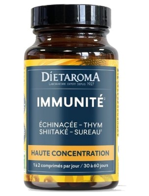 Image de Immunité Bio - Défenses naturelles 60 comprimés - Dietaroma depuis Commandez les produits Dietaroma à l'herboristerie Louis