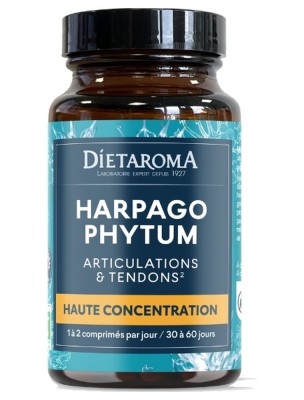 Image de Harpagophytum Bio - Articulations 60 comprimés - Dietaroma depuis Commandez les produits Dietaroma à l'herboristerie Louis