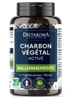 Image de Charbon Végétal Bio - Confort Digestif 120 gélules - Dietaroma depuis Charbon végétal pour un confort digestif