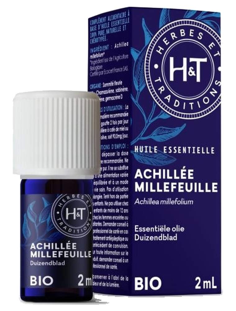 Image principale de la modale pour Achillée Millefeuille Bio - Huile essentielle d'Achillea Millefolium 2 ml - Herbes et Traditions