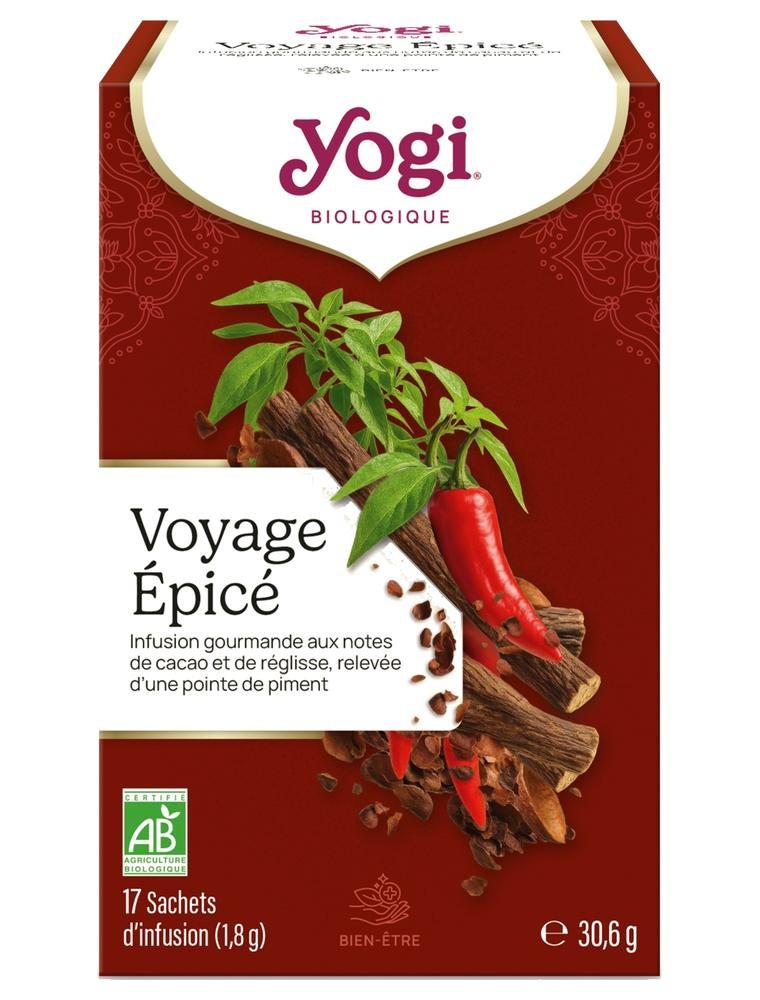 Image principale de la modale pour Voyage Épicé (Chili Doux) - 17 sachets - Yogi Tea