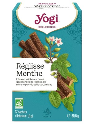 Réglisse Menthe - Vivifiant 17 sachets - Yogi Tea