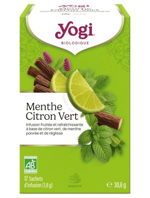 Image 82743 supplémentaire pour Menthe et Citron vert - 17 sachets - Yogi Tea