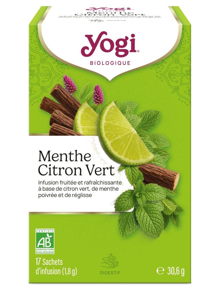 Image principale de la modale pour Menthe et Citron vert - 17 sachets - Yogi Tea