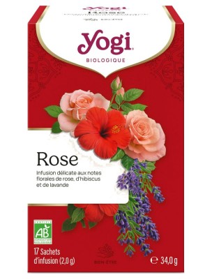 Image de Rose - 17 sachets - Yogi Tea depuis Commandez les produits Yogi Tea à l'herboristerie Louis