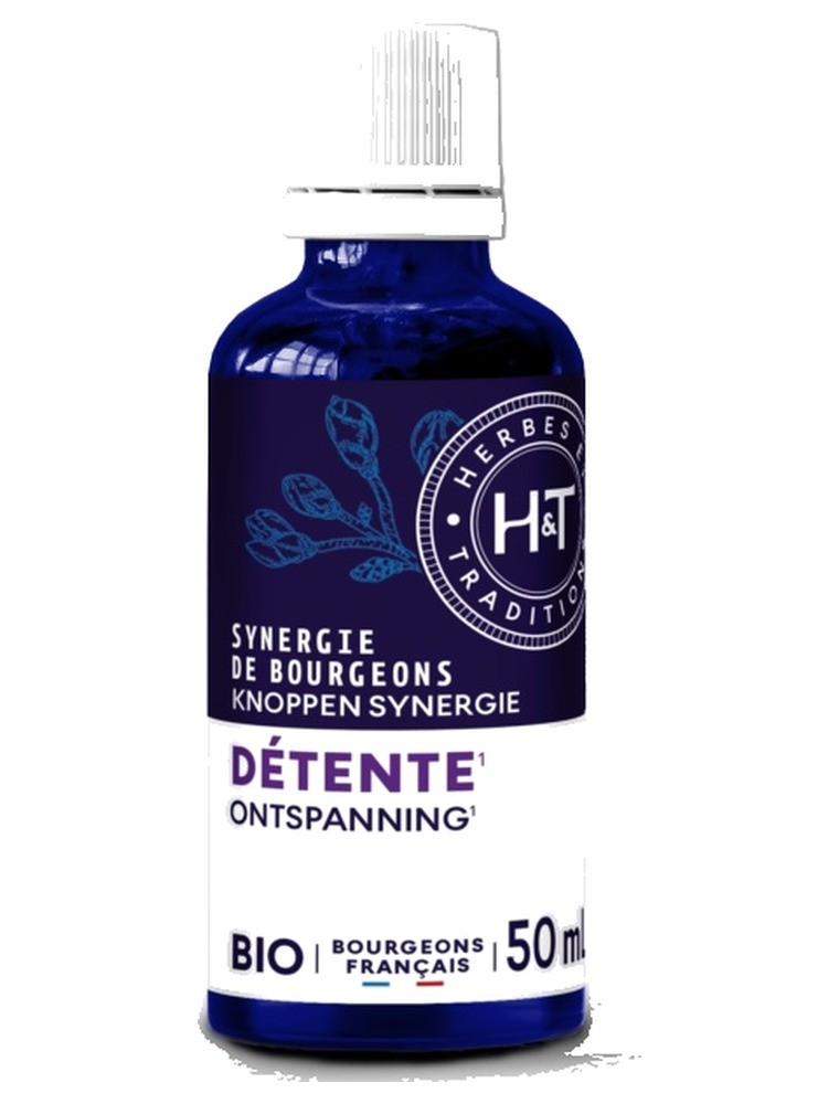 Image principale de la modale pour Synergie de bourgeons Détente Bio 50 ml - Herbes et Traditions