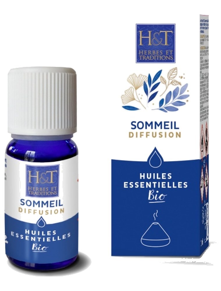 Image principale de la modale pour Sommeil Bio - Synergie à diffuser 10 ml - Herbes et Traditions