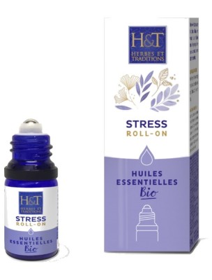 Image de Roll-on Stress Bio - Synergie aux huiles essentielles 5 ml - Herbes et Traditions depuis Commandez les produits Herbes et Traditions à l'herboristerie Louis