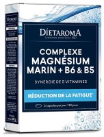 Image de Complexe Magnésium Marin Plus B6 et B5 - Fatigue 60 capsules - Dietaroma depuis Minéraux Essentiels pour Vitalité