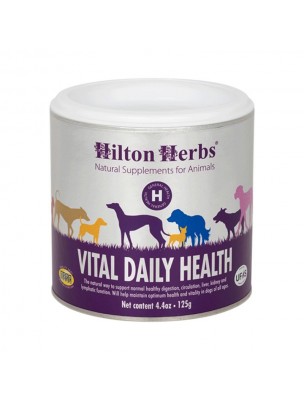 Image de Vital Daily Health - Santé optimale du chien 125g - Hilton Herbs depuis Achetez les produits Hilton Herbs à l'herboristerie Louis (2)