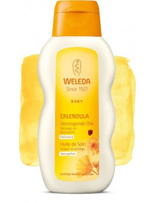 Image de Calendula Baby Care Oil - Care and Protect 200 ml Weleda depuis Range dedicated to the soft skin of babies