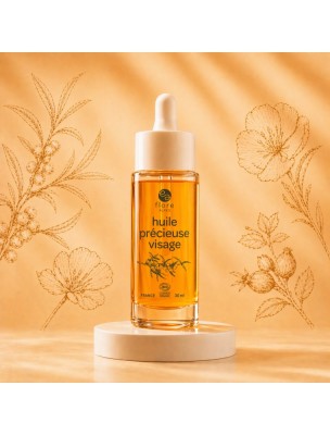 Image 83452 supplémentaire pour Huile Précieuse Visage Bio - Soin du Visage 30 ml - Flore Alpes