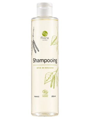 Image 83472 supplémentaire pour Shampooing Bio - Soin des Cheveux à la Sève de Bouleau 250 ml - Flore Alpes
