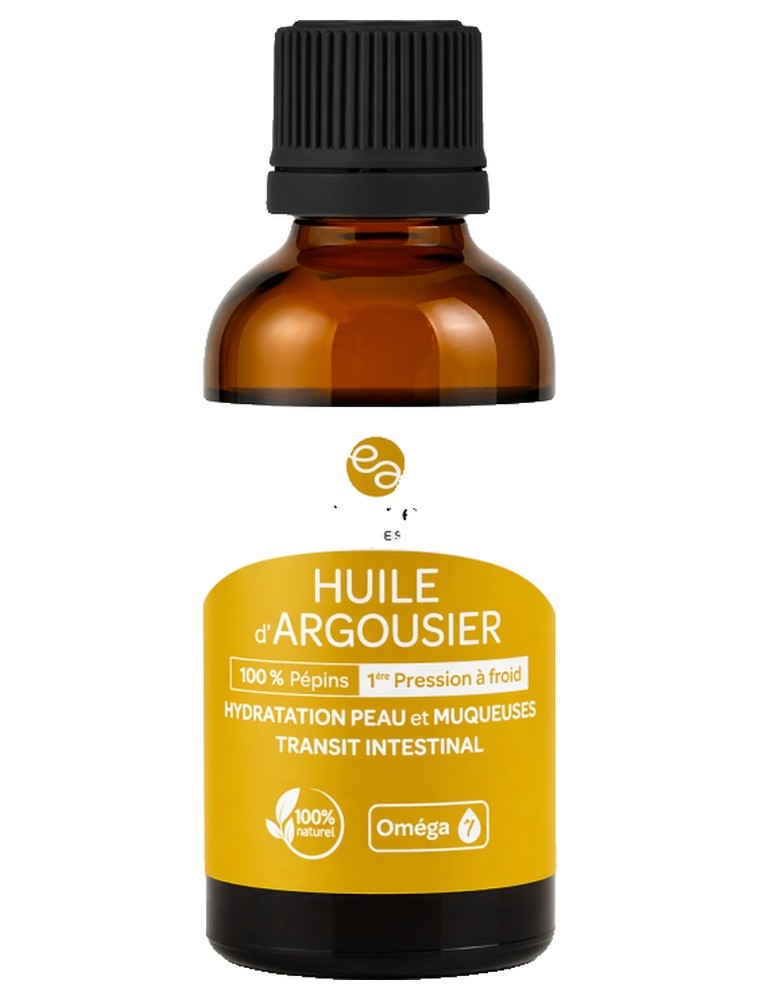 Image principale de la modale pour Huile de Pépins d'Argousier Bio - Oméga 3 et 6 - 50 ml - Flore Alpes