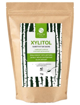 Image de Xylitol (Sucre de Bouleau) - Substitut de Sucre 1 kg - Flore Alpes depuis Flore Alpes : argousier et bouleau bio des Hautes-Alpes