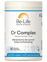 Image de Cr Complex (Chrome et vitamines B2, B3) -Graisses et Sucres 90 gélules - Be-Life depuis Minéraux Essentiels pour Vitalité