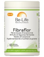 Image de Fibraflor - Fibres d'Acacia, de Fruits et de Légumes 60 gélules - Be-Life depuis Prébiotiques et Probiotiques pour votre santé
