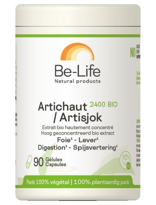Image de Artichaut 2400 Bio - Détox et Cholestérol 90 gélules - Be-Life depuis Be-Life : compléments alimentaires du laboratoire belge