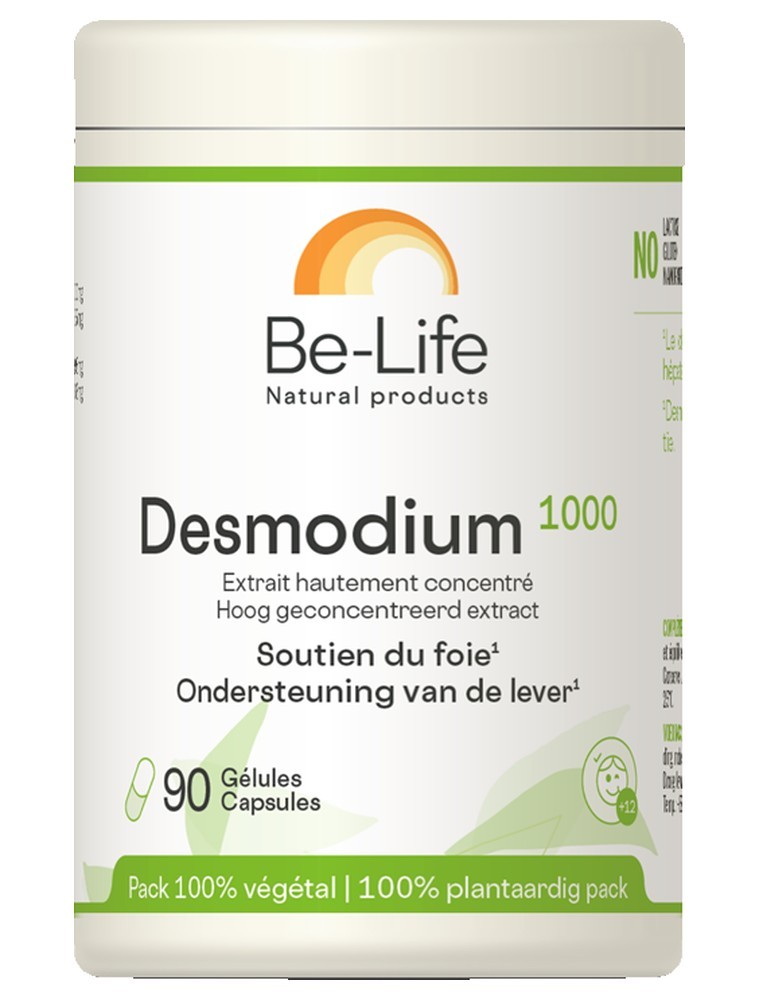 Image principale de la modale pour Desmodium 1000 - Draineur hépatique 90 gélules - Be-Life