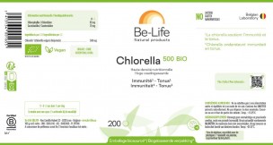 Image 83578 supplémentaire pour Chlorella 500 BIO - Détox et Tonus 200 comprimés - Be-Life