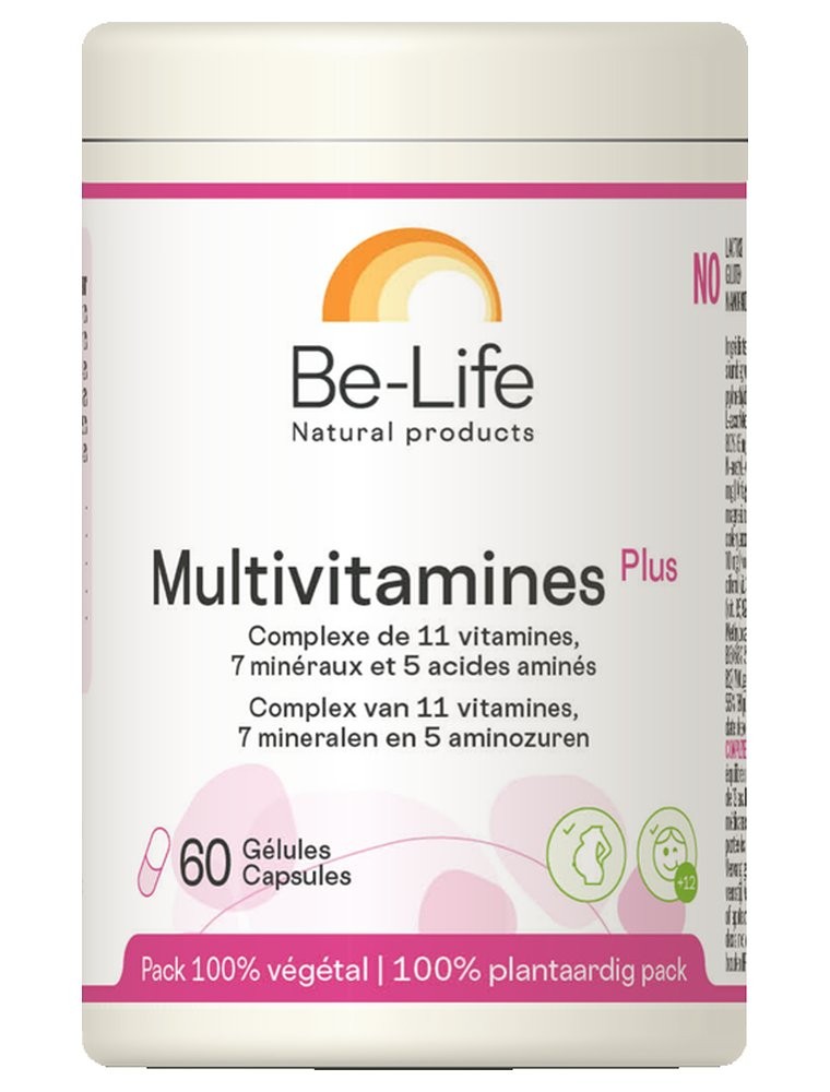 Image principale de la modale pour Multivitamines plus - Tonus et Vitalité 60 gélules - Be-Life