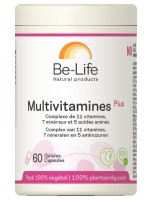 Image de Multivitamines plus - Tonus et Vitalité 60 gélules - Be-Life depuis Multi-vitamines pour une santé optimale