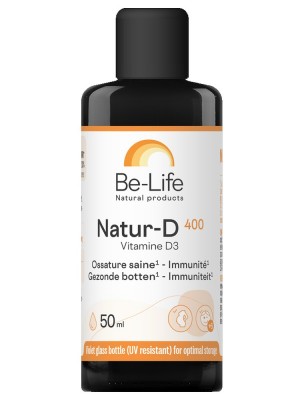 Image 83601 supplémentaire pour Natur-D en gouttes (Vitamine D3 Naturelle) - Ossature saine et Immunité 50 ml - Be-Life