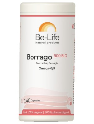 Image 83619 supplémentaire pour Borrago 500 Bio - Huile de Bourrache 140 capsules - Be-Life