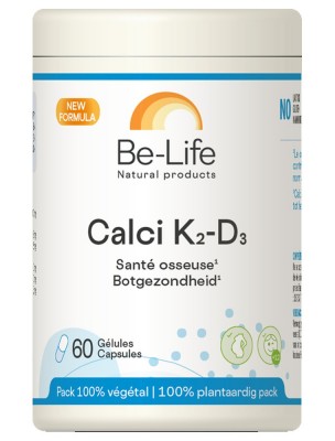 Image de Calci K2-D3 - Consolidation osseuse et Croissance 60 gélules - Be-Life depuis louis-herboristerie