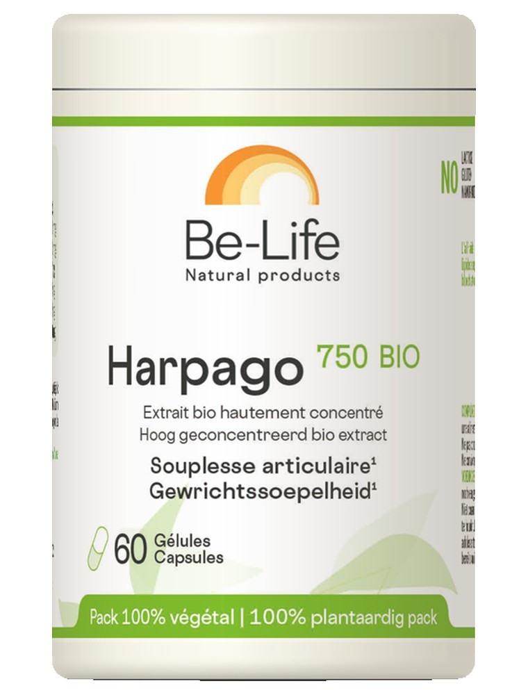 Image principale de la modale pour Harpago 750 Bio - Articulations et Souplesse 60 gélules - Be-Life