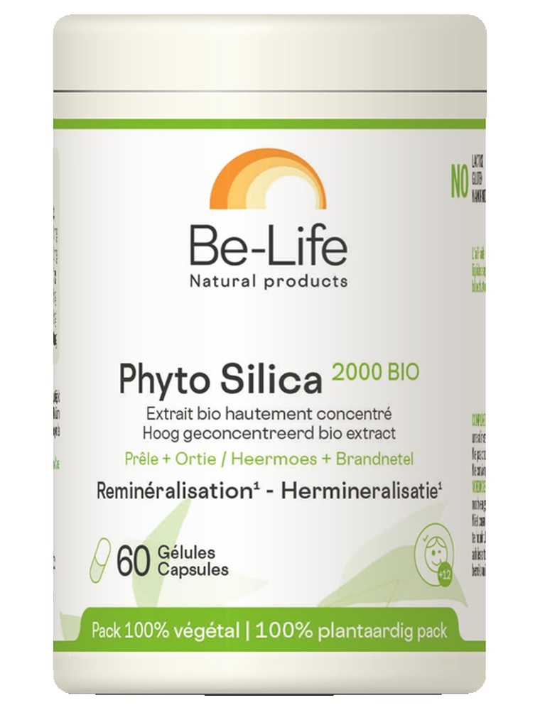 Image principale de la modale pour Phyto Silica 2000 Bio - Reminéralisation 60 gélules - Be-Life